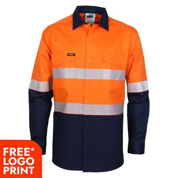 HiVis 2 Tone Segment Taped Coolight Shirt Thumbnail