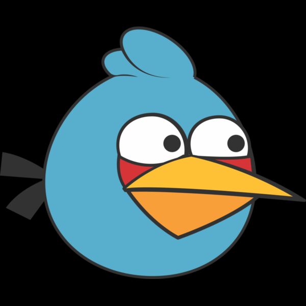 Blue Angry Bird Thumbnail