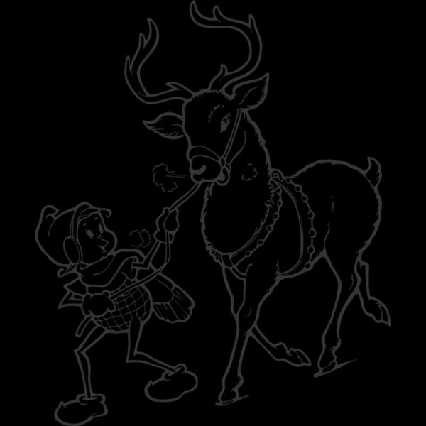 Elf and Reindeer 001 Thumbnail
